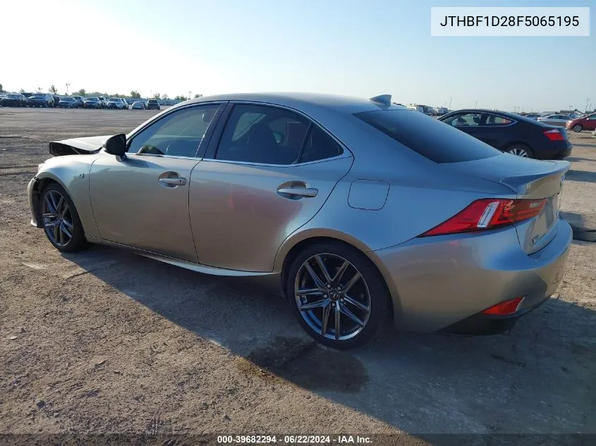 JTHBF1D28F5065195 2015 Lexus Is 250