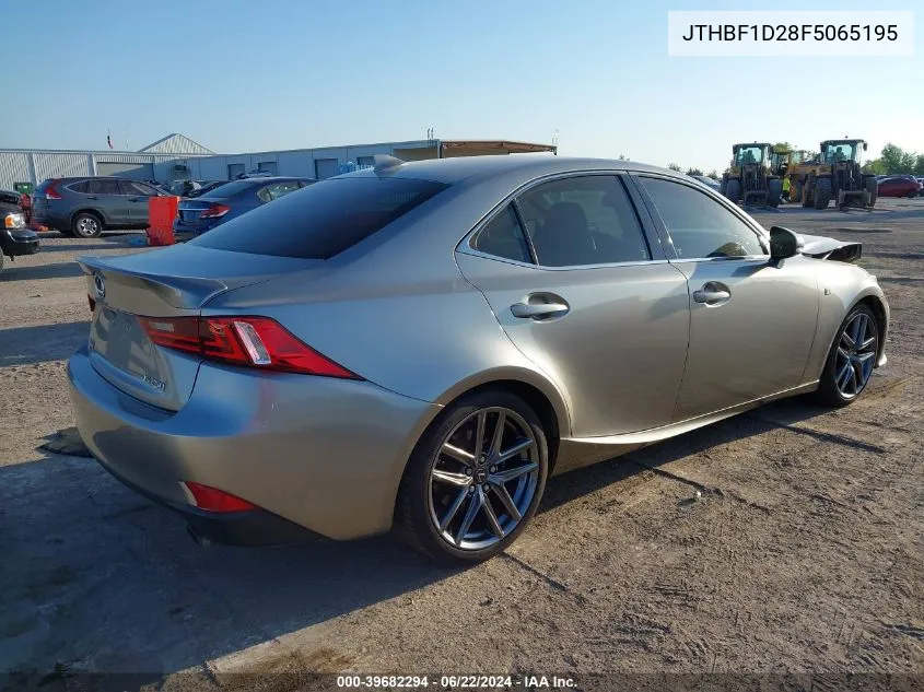 JTHBF1D28F5065195 2015 Lexus Is 250