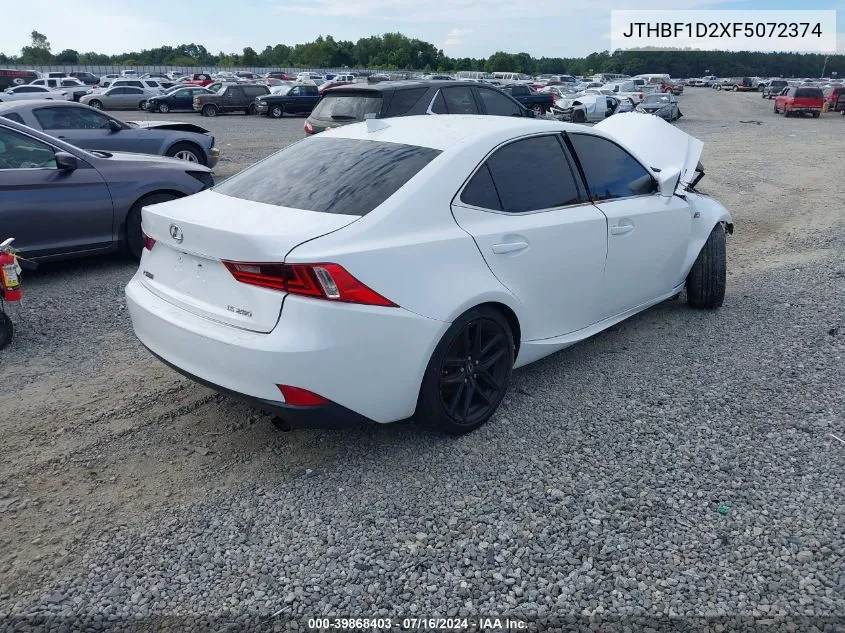 JTHBF1D2XF5072374 2015 Lexus Is 250