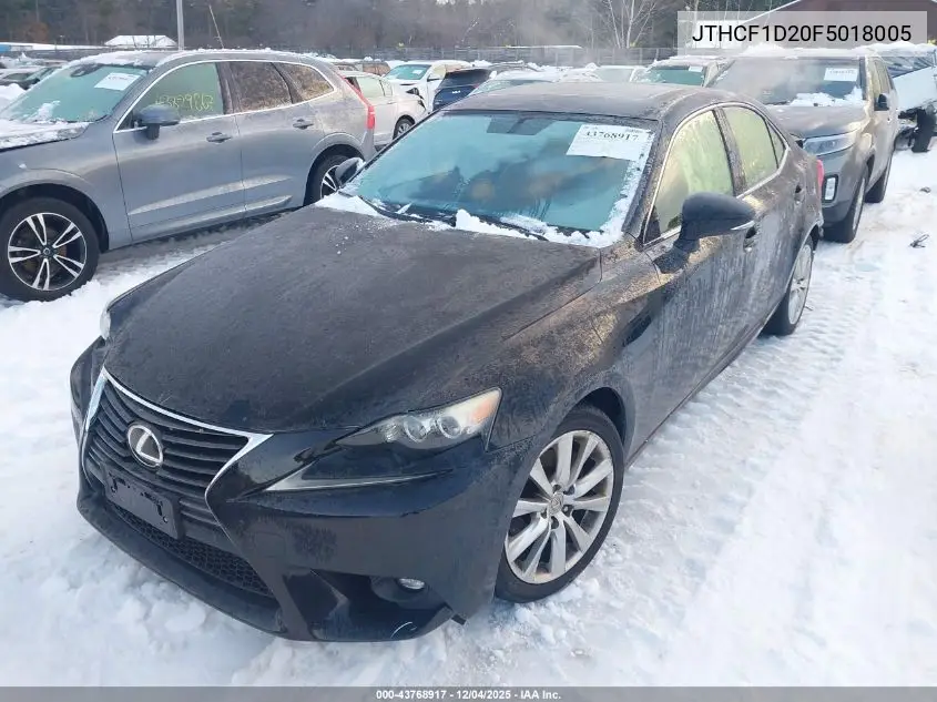 JTHCF1D20F5018005 2015 Lexus Is 250