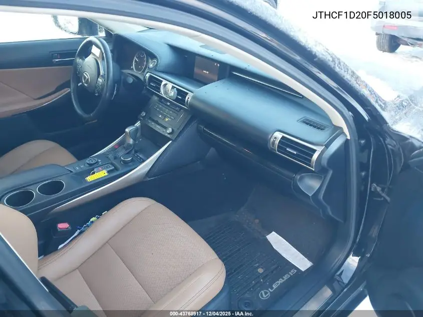 JTHCF1D20F5018005 2015 Lexus Is 250