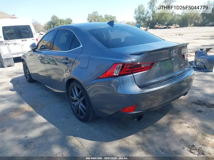 JTHBF1D26F5044779 2015 Lexus Is 250