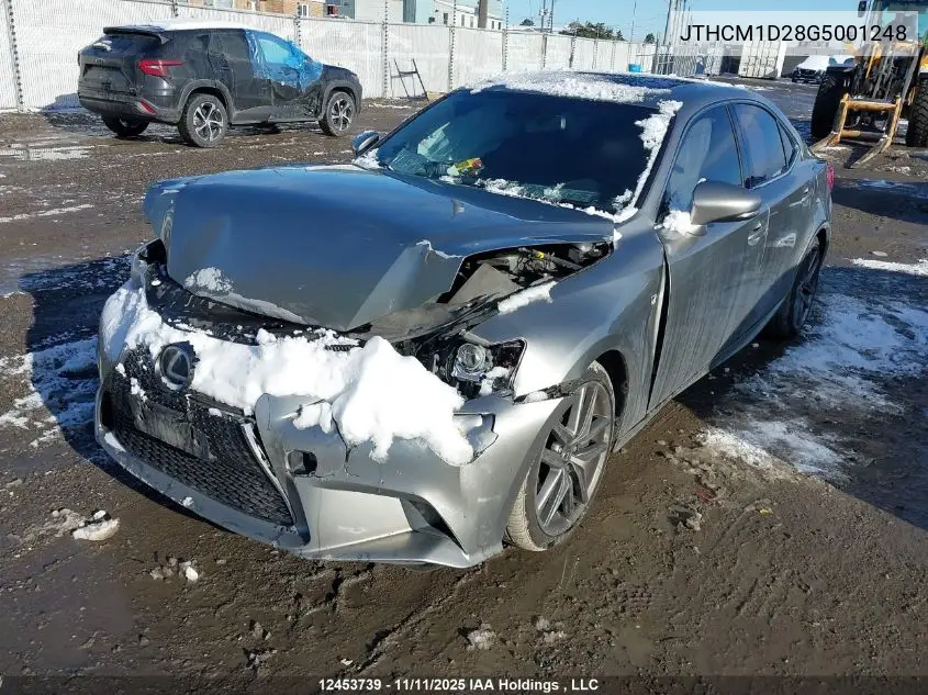JTHCM1D28G5001248 2016 Lexus Is 300 300