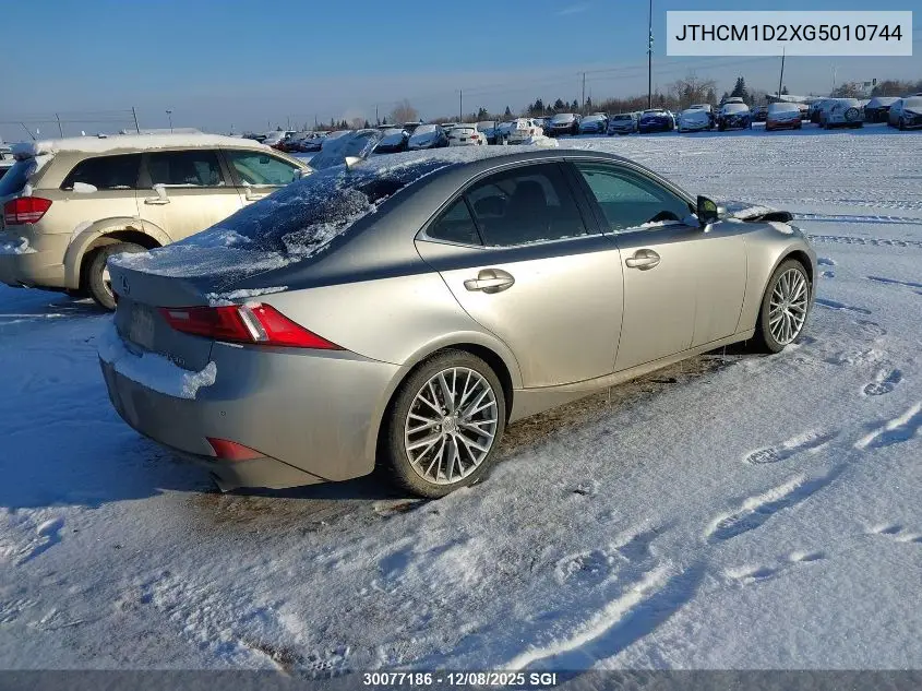 JTHCM1D2XG5010744 2016 Lexus Is 300