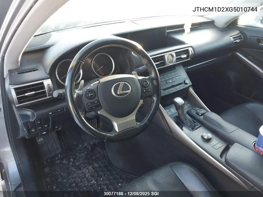 JTHCM1D2XG5010744 2016 Lexus Is 300