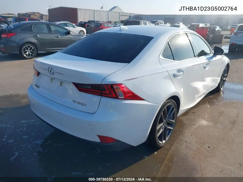 JTHBA1D23G5002764 2016 Lexus Is 200T