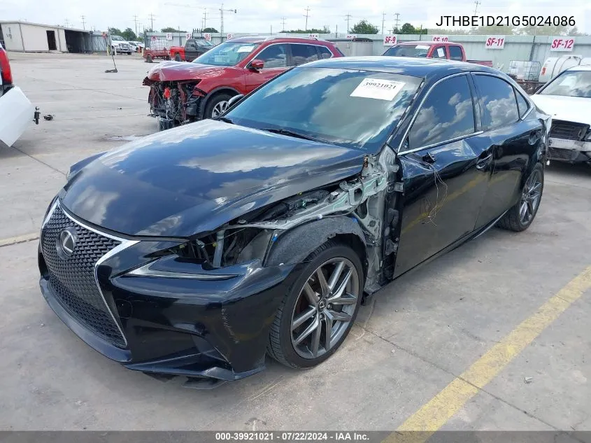 JTHBE1D21G5024086 2016 Lexus Is 350