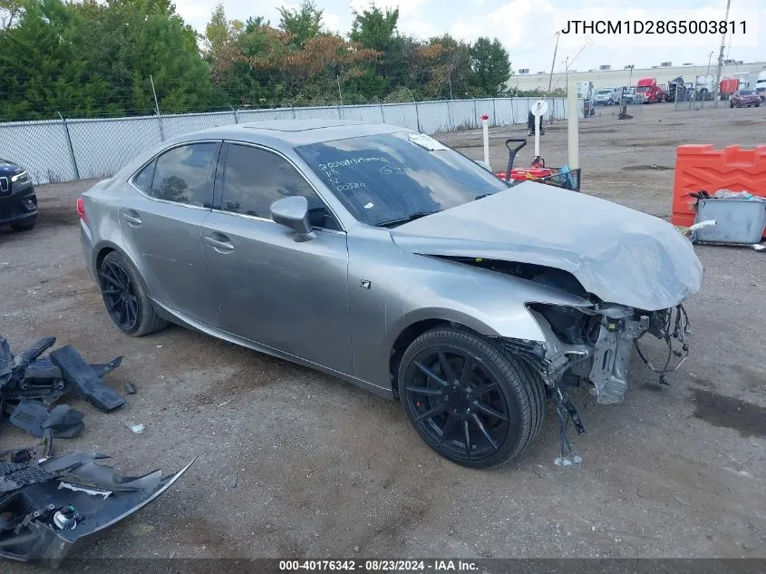 JTHCM1D28G5003811 2016 Lexus Is 300