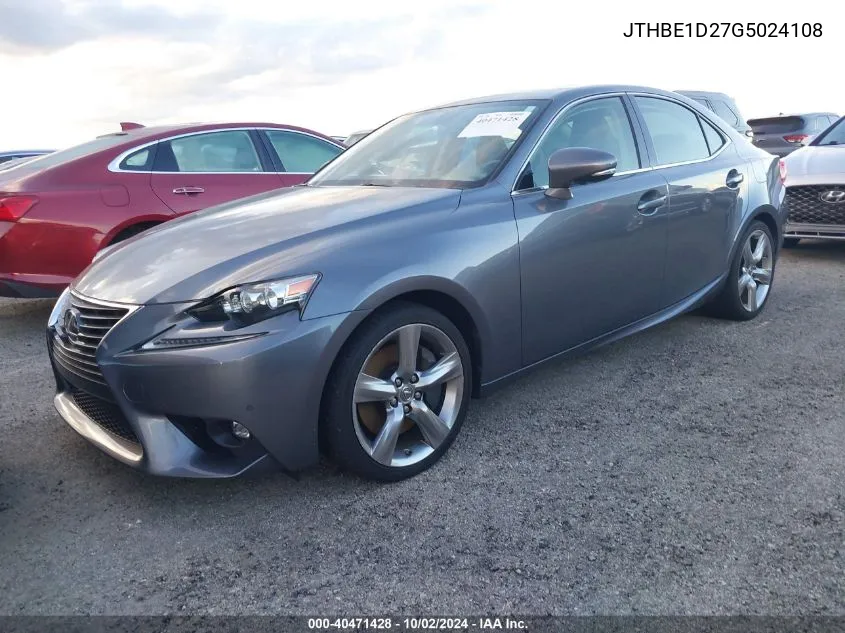 JTHBE1D27G5024108 2016 Lexus Is 350