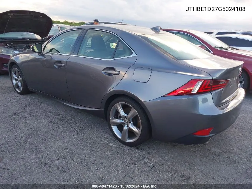 JTHBE1D27G5024108 2016 Lexus Is 350