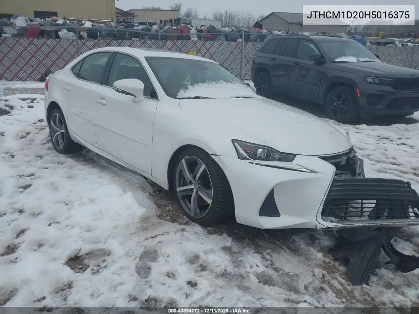 JTHCM1D20H5016375 2017 Lexus Is 300