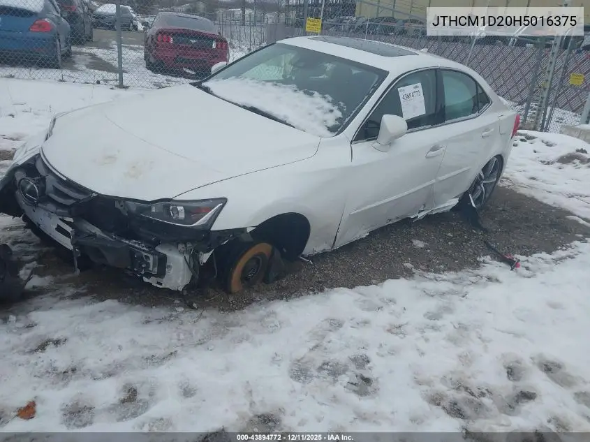 JTHCM1D20H5016375 2017 Lexus Is 300