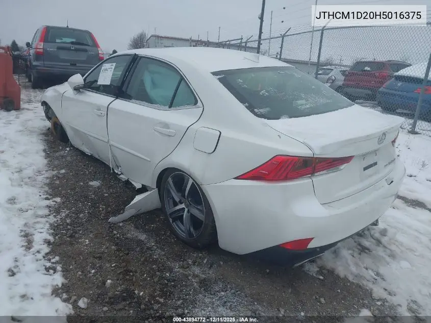 JTHCM1D20H5016375 2017 Lexus Is 300