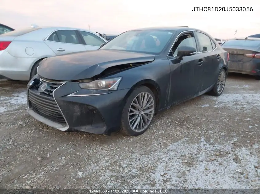 JTHC81D20J5033056 2018 Lexus Is 300 300