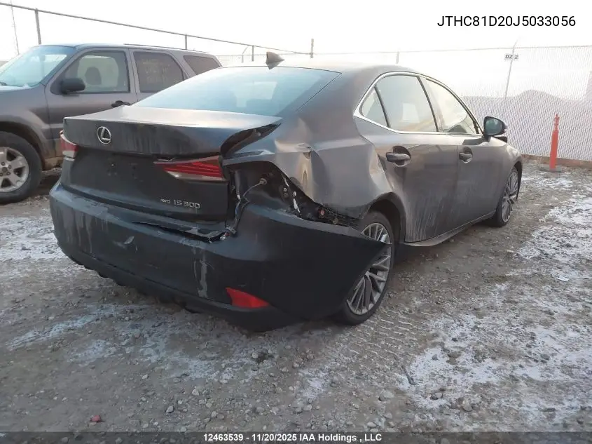 JTHC81D20J5033056 2018 Lexus Is 300 300