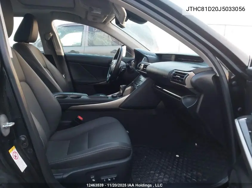 JTHC81D20J5033056 2018 Lexus Is 300 300