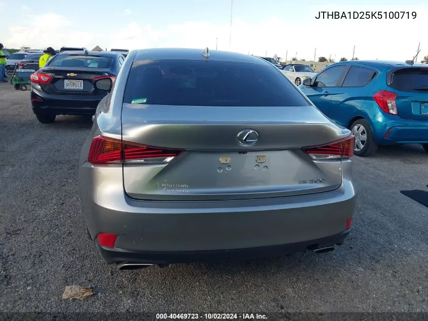 JTHBA1D25K5100719 2019 Lexus Is 300