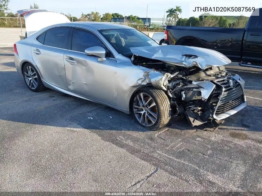 JTHBA1D20K5087569 2019 Lexus Is 300