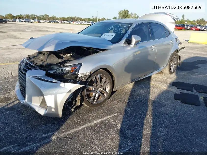 JTHBA1D20K5087569 2019 Lexus Is 300