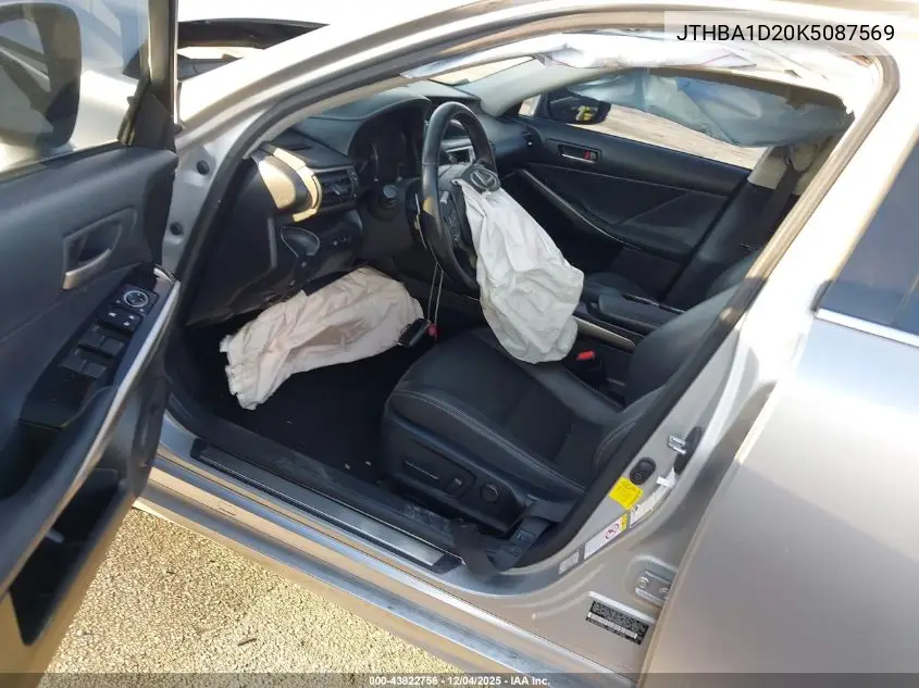 JTHBA1D20K5087569 2019 Lexus Is 300