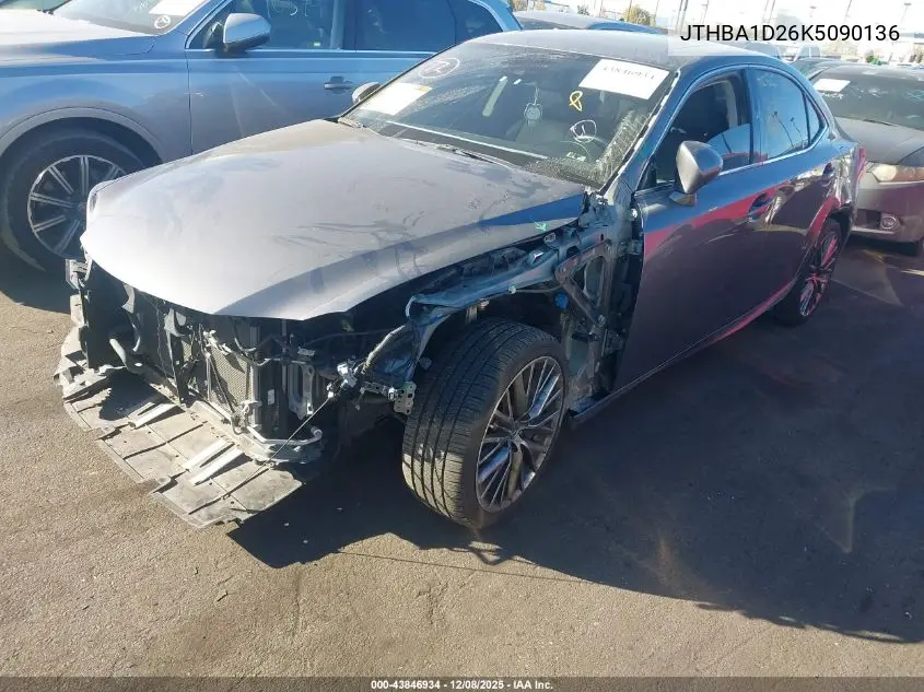 JTHBA1D26K5090136 2019 Lexus Is 300