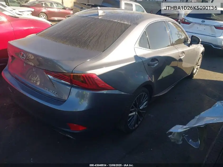JTHBA1D26K5090136 2019 Lexus Is 300