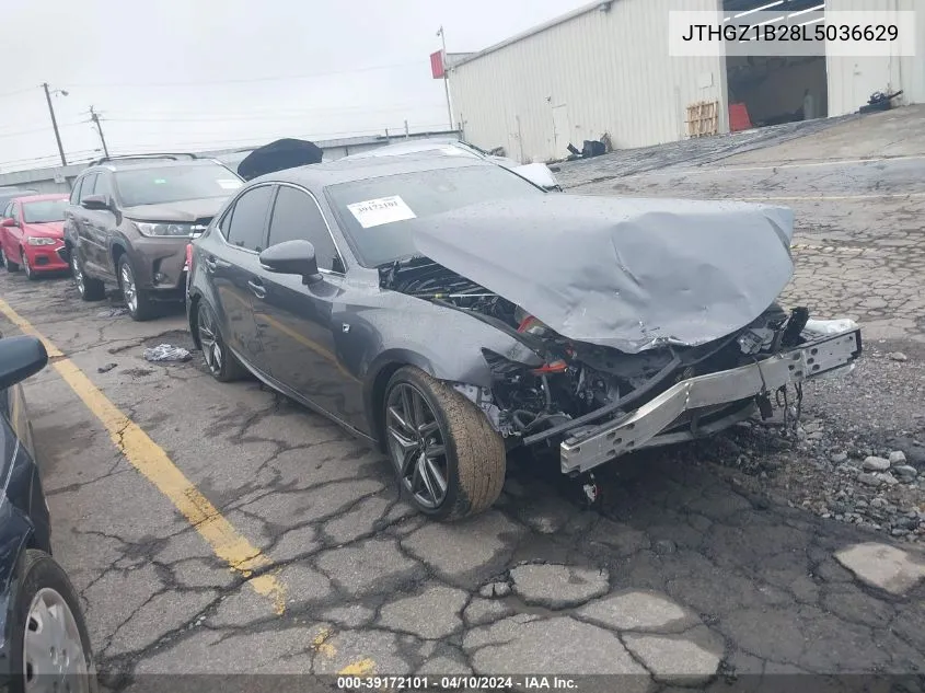 Auction sale of the 2020 Lexus IS , vin: JTHGZ1B28L5036629, lot number: 39172101