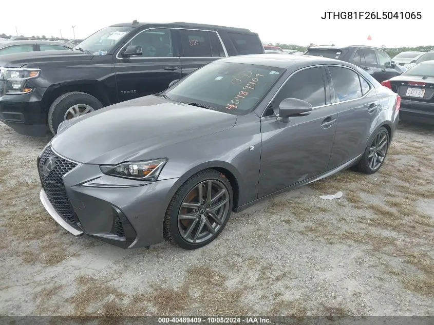 JTHG81F26L5041065 2020 Lexus Is 300 F Sport