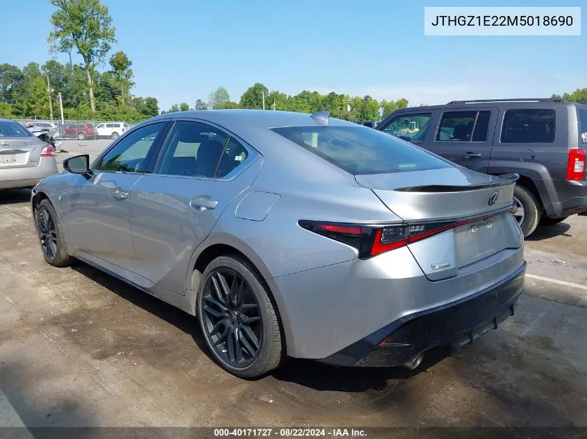 JTHGZ1E22M5018690 2021 Lexus Is 350 F Sport