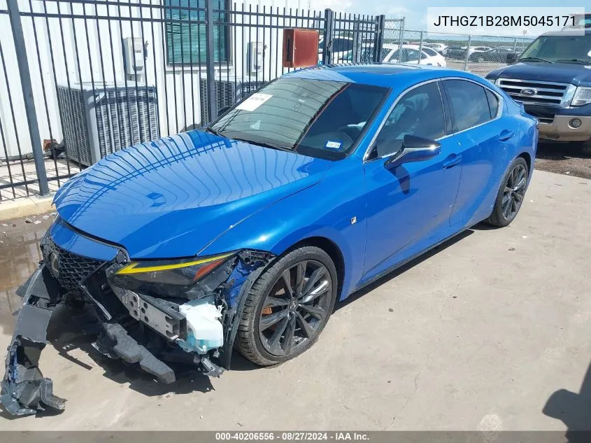 JTHGZ1B28M5045171 2021 Lexus Is 350 F Sport