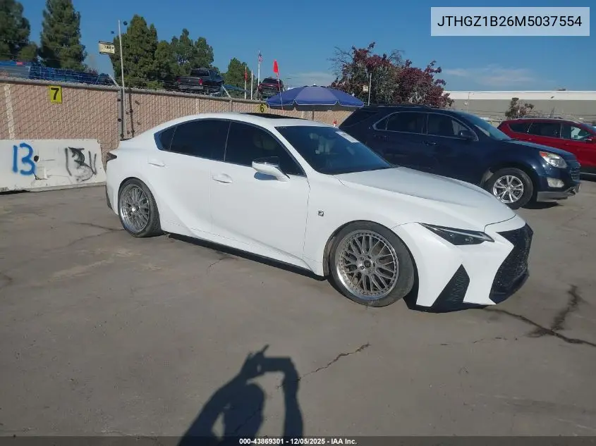 JTHGZ1B26M5037554 2021 Lexus Is 350 F Sport