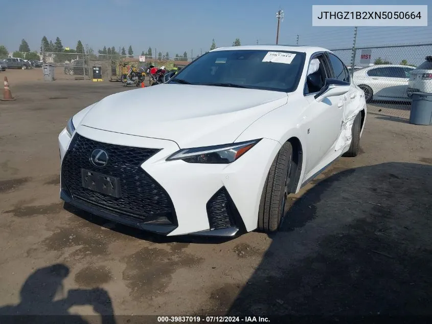 JTHGZ1B2XN5050664 2022 Lexus Is 350 F Sport