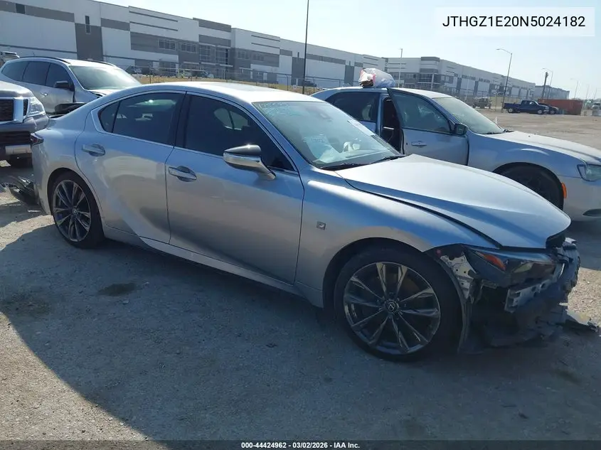 2022 Lexus Is 350 F Sport VIN: JTHGZ1E20N5024182 Lot: 44424962