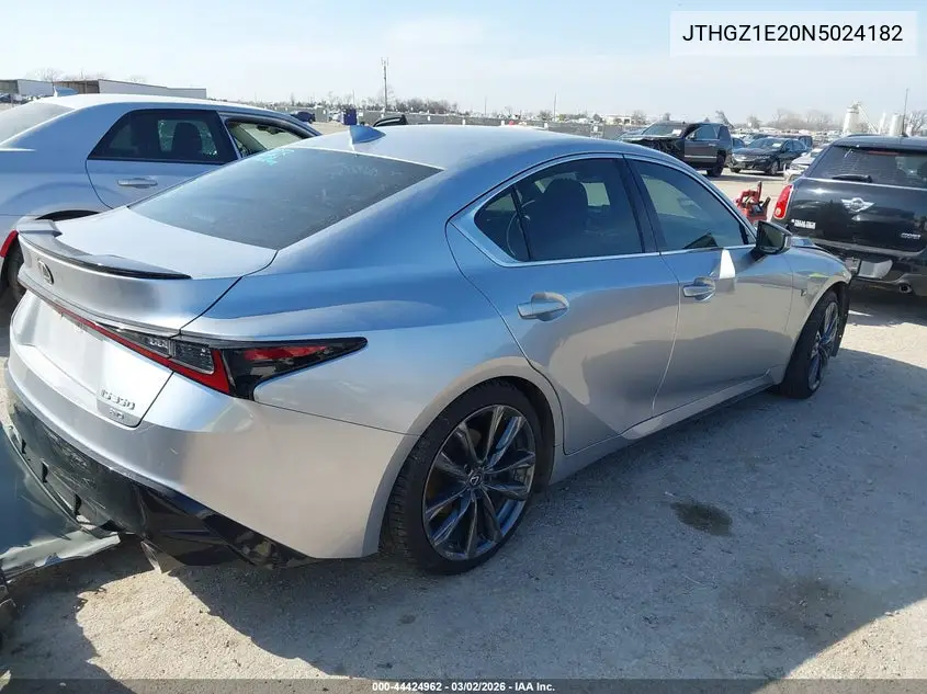 2022 Lexus Is 350 F Sport VIN: JTHGZ1E20N5024182 Lot: 44424962