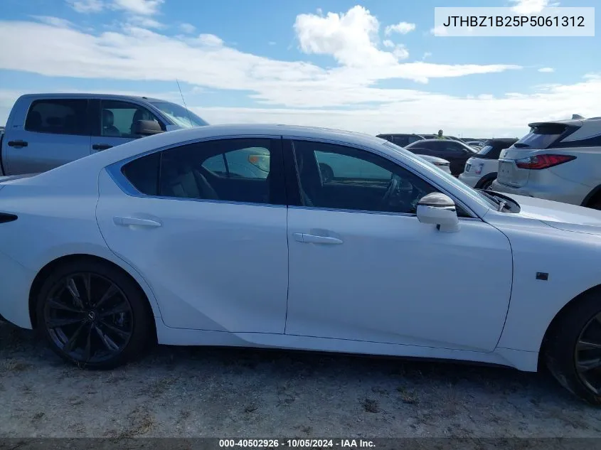 JTHBZ1B25P5061312 2023 Lexus Is 350 F Sport Design/350 F