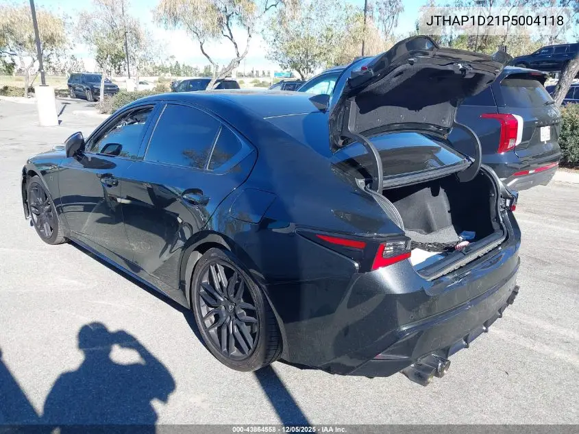 JTHAP1D21P5004118 2023 Lexus Is 500 F Sport Performance Premium
