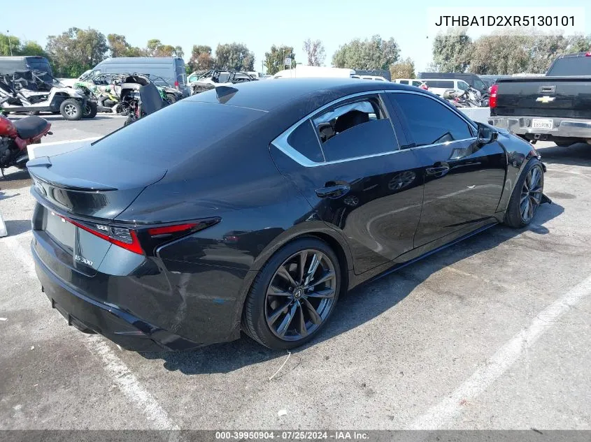 JTHBA1D2XR5130101 2024 Lexus Is 300 F Sport Design