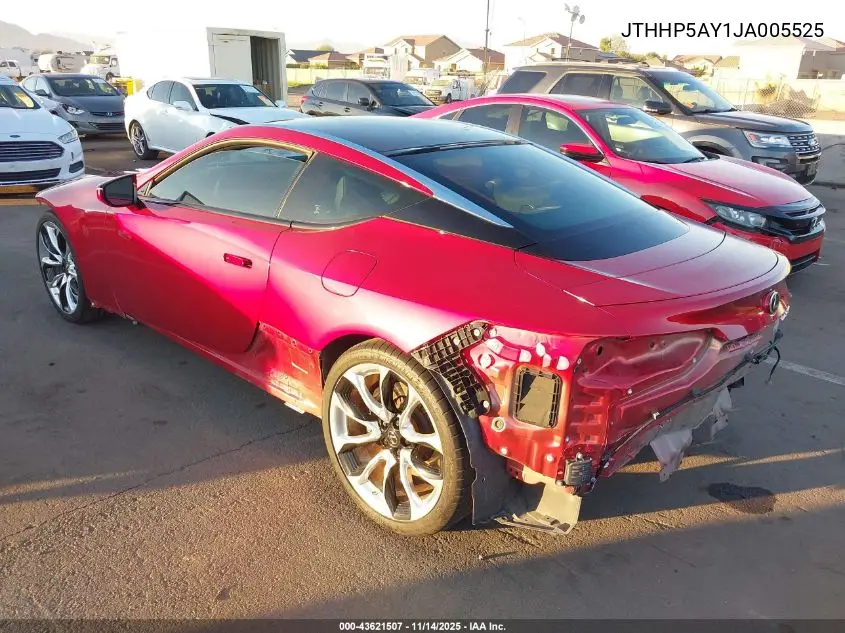 JTHHP5AY1JA005525 2018 Lexus Lc 500