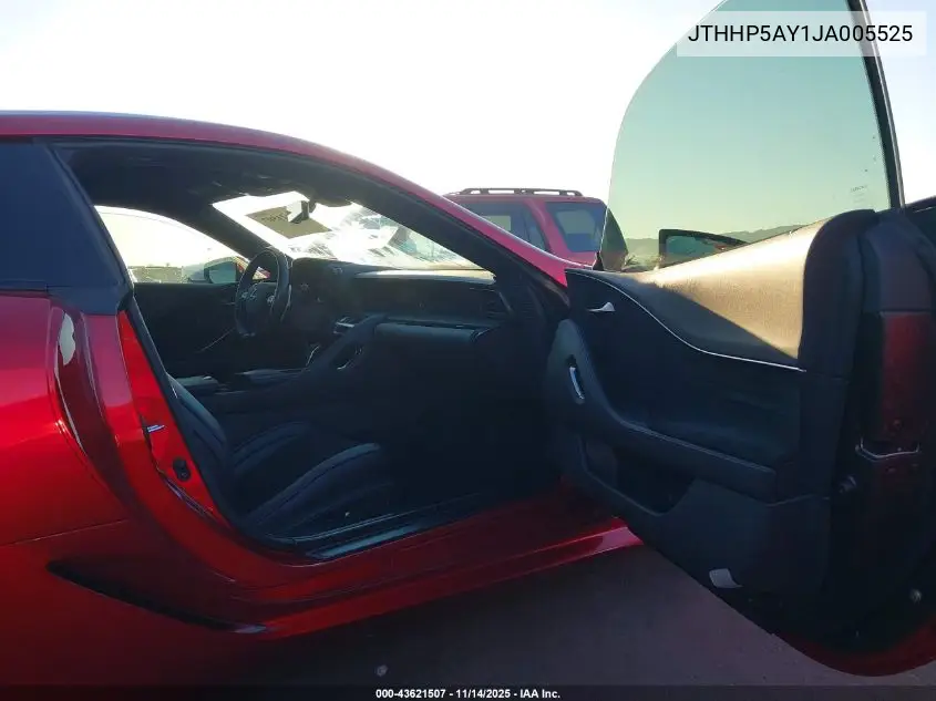 JTHHP5AY1JA005525 2018 Lexus Lc 500