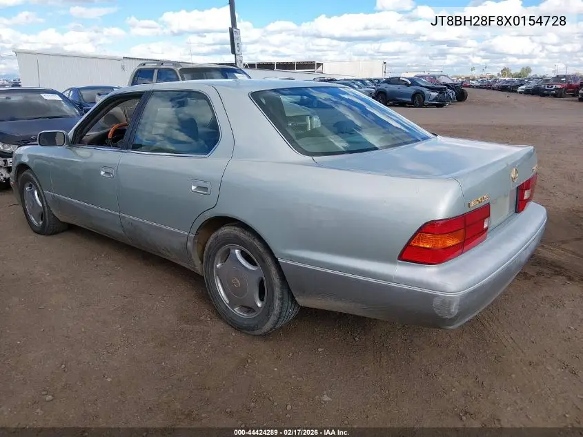 1999 Lexus Ls 400 VIN: JT8BH28F8X0154728 Lot: 44424289