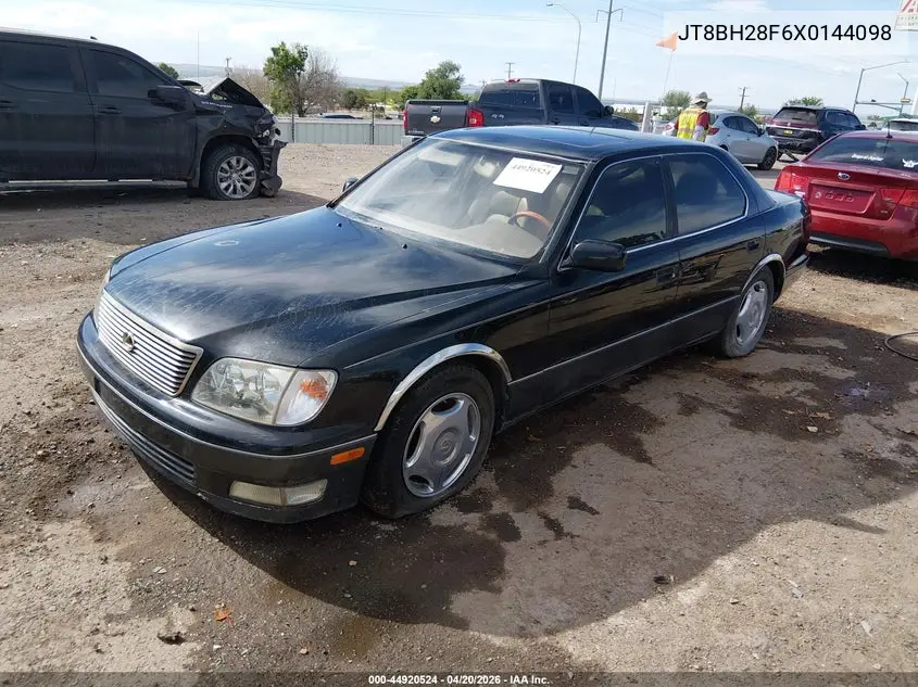 1999 Lexus Ls 400 VIN: JT8BH28F6X0144098 Lot: 44920524