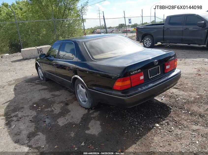 1999 Lexus Ls 400 VIN: JT8BH28F6X0144098 Lot: 44920524