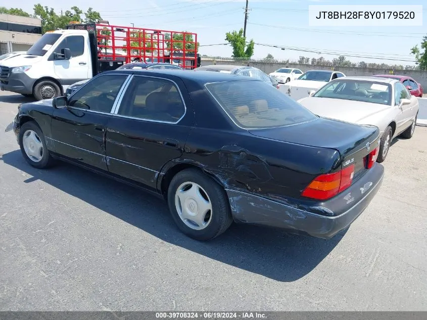 JT8BH28F8Y0179520 2000 Lexus Ls 400