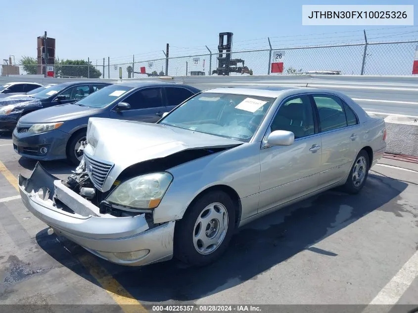 JTHBN30FX10025326 2001 Lexus Ls 430 Base (A5)