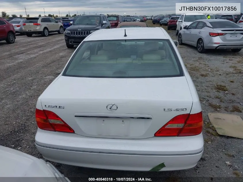 JTHBN30FX10017856 2001 Lexus Ls 430