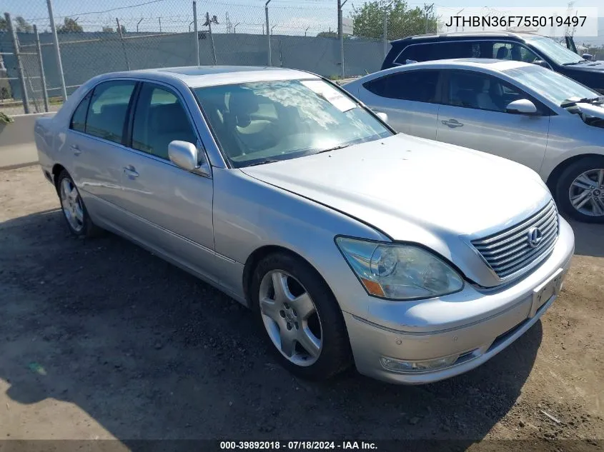 JTHBN36F755019497 2005 Lexus Ls 430