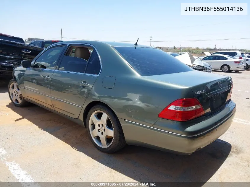 JTHBN36F555014136 2005 Lexus Ls 430