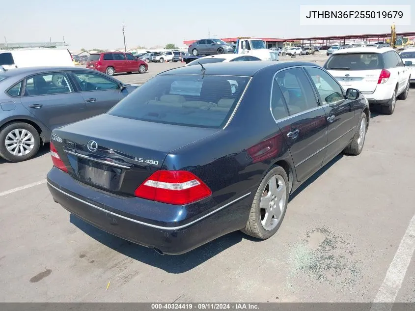 JTHBN36F255019679 2005 Lexus Ls 430 430