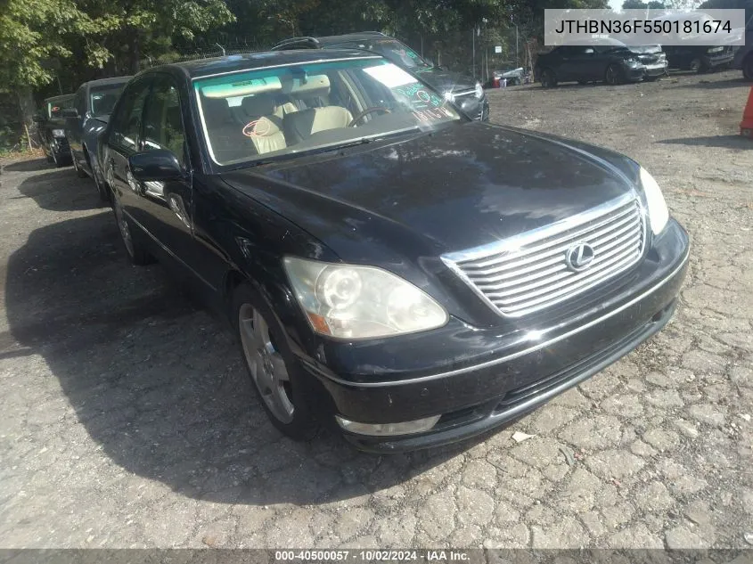 JTHBN36F550181674 2005 Lexus Ls 430