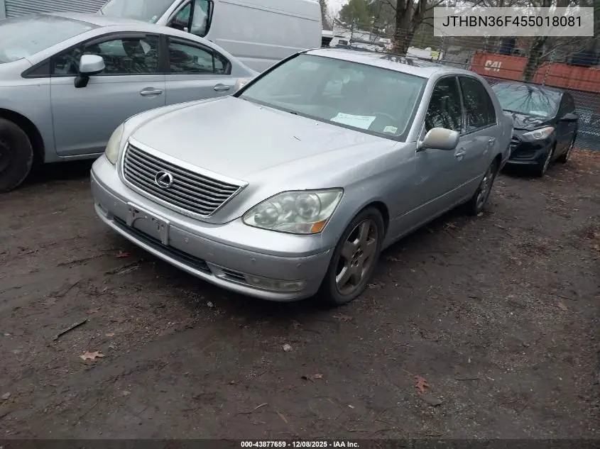 JTHBN36F455018081 2005 Lexus Ls 430